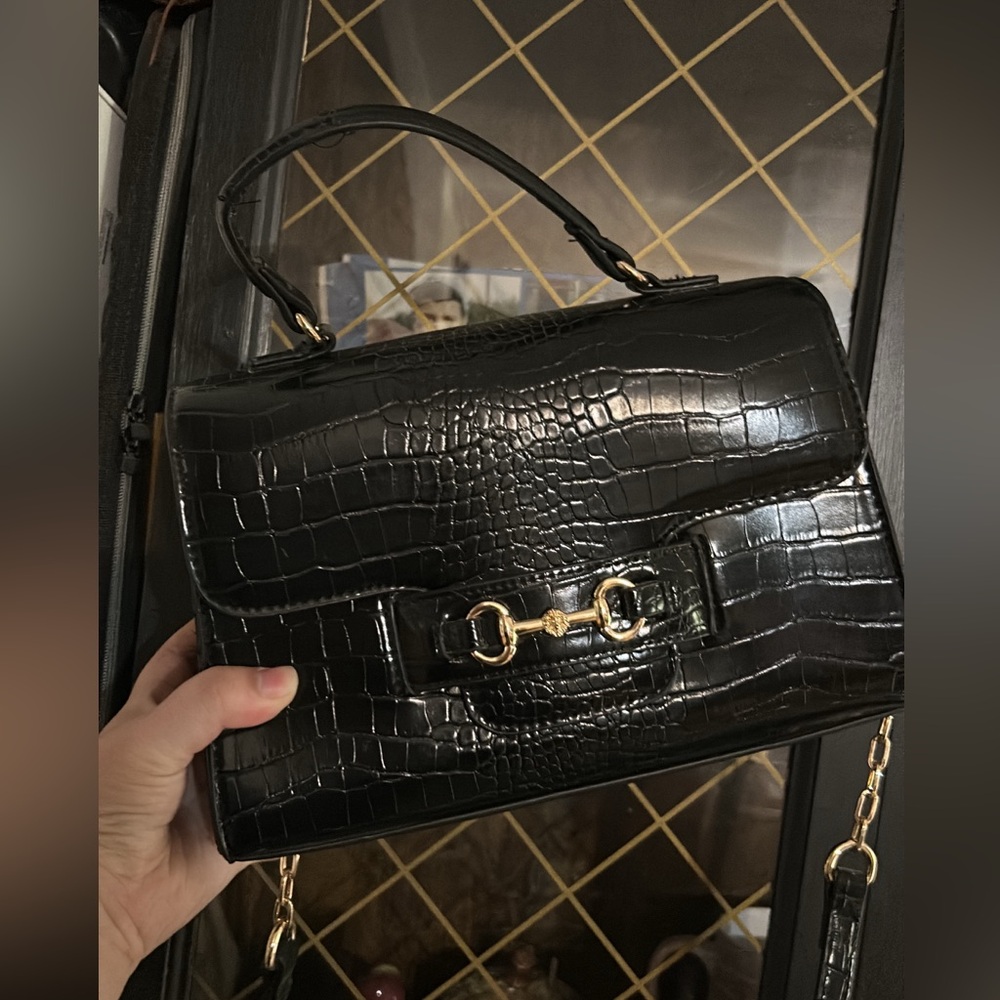 Black cross body bag